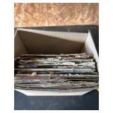Approximately 30 Damaged Vinyl Records