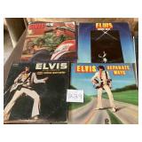 Four Elvis Presley Vinyl Records