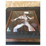 Framed Elvis Presley Performance Photograph