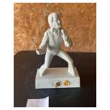 Porcelain Figurine of Elvis with Microphone