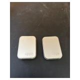 Two Elvis Presley Zippo Lighters