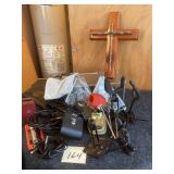 Music Accessories and Wall Cross Lot
