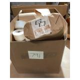 Box Containing 70 Rolls of Cash Register Paper