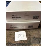 Two Boxes of Ampad Legal File Folders
