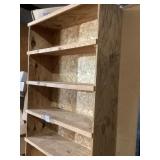 Six-Shelf Plywood Storage Unit