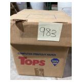 Tops Computer Printout Paper