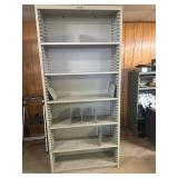 Metal Shelving Unit With Adjustable Dividers