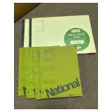 National and Wilson Jones Analysis Pads