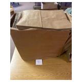500 Pack of Duro 1/6 Barrel Kraft Bags
