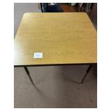 Square Table with Adjustable Legs