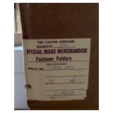 250 Specialty Fastener Folders