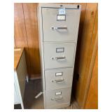 HON 4-Drawer Metal Filing Cabinet