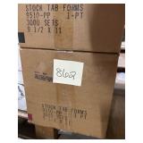 Stock Tab Forms 9510-PP, 3000 Sets