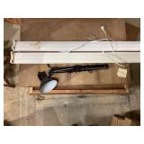 Adjustable Desk Lamp and Fluorescent Lights