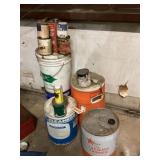 Paints, Thinners, and Buckets