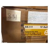 12 Benchmark Teletypewriter Rolls