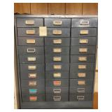 Metal Multi-Drawer Storage Cabinet