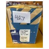 Sphinx Fax Paper 6 Rolls, New in Box