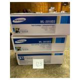 Three Samsung ML-2010D3 Toner Cartridges