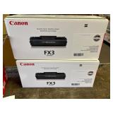 Canon FX3 Toner Cartridges, Lot of Three