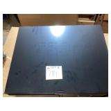 Black Metal Filing Cabinet with Two Drawers