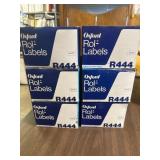 Oxford R444 Rol-Labels White Lot of 6