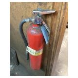 Red Fire Extinguisher with Hose