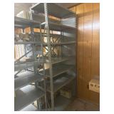 Gray Metal Industrial Shelving Unit