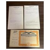 Legal and Financial Documents