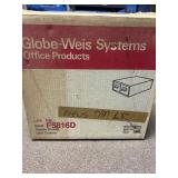 Globe-Weis F5816D Metal Card Cabinet