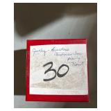 Monet Gold-Tone Rhinestone Christmas Tree Pin