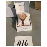 New Nine West Ladies Rose Gold Watch
