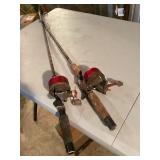 Two Fishing Rod and Reel Combos