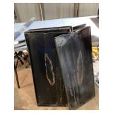 Metal Shelving Unit with Six Shelves