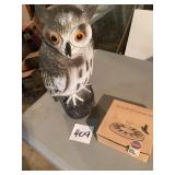 Decorative Owl Statue With Fountain Kit