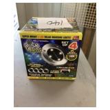 4 Bell+Howell Disk Lights