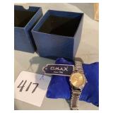 Omax Stainless Steel Ladies Watch