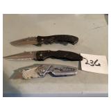 Three Knives Including Irwin