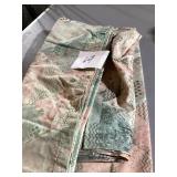 Folded Pastel Geometric Patterned Fabric