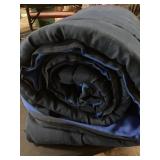 Blue Sweeping Bags, Set of Two