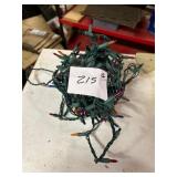 String of Multicolor Holiday Lights