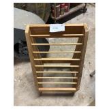Wooden Rack with Seven Rods, 22' Tall