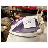 T-Fal Purple and White Steam Iron