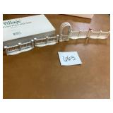 Village White Picket Fence Set of 5