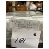 Queen Size Flat and Fitted Sheets