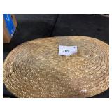 Oval Woven Straw Placemats