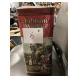 Johnnie Walker Empty Metal Tin