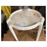White Plastic Multi-Purpose Table