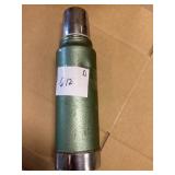 Stanley Green Metal Thermos with Cap