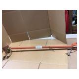 Orange Tow Bar with Hooks and Pin